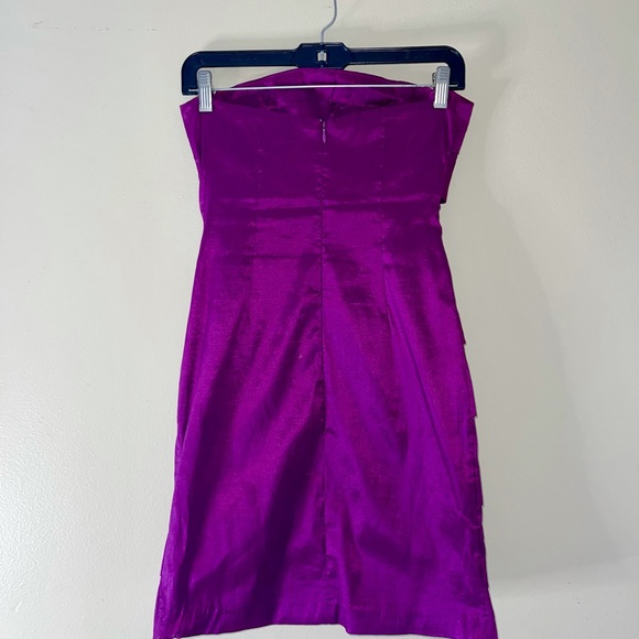 Strapless Purple Mini Dress - Forever 21 - Small - Picture 2 of 4